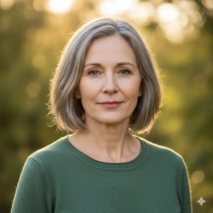 Professional real estate consultant standing outdoors