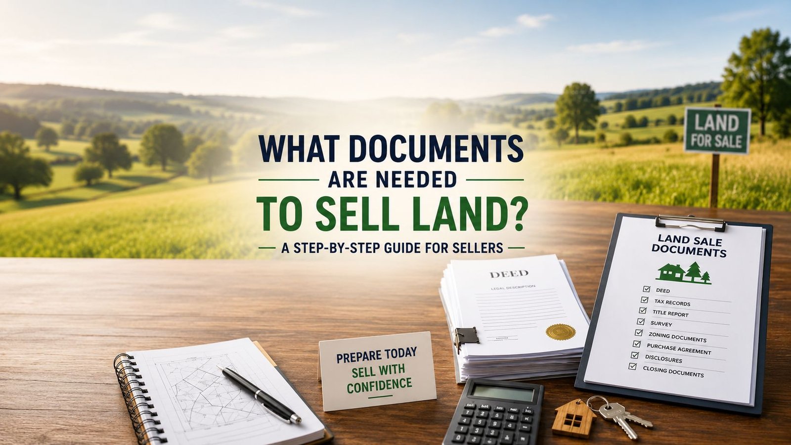 what documents needed to sell land